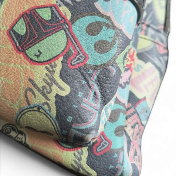 Loungefly Star Wars Pastel Graffiti Sticker Mini Backpack main image 9